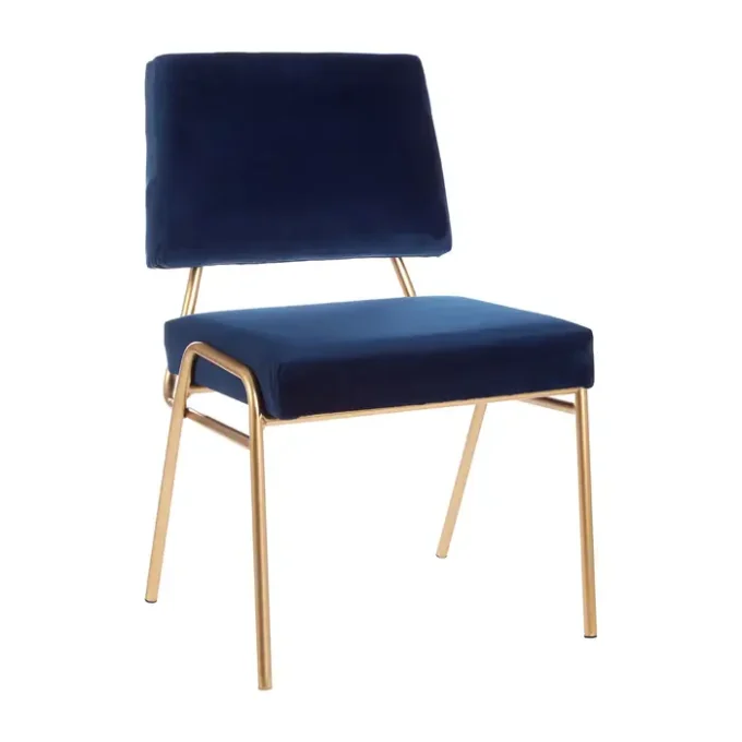 Durham Blue Velvet Chair1