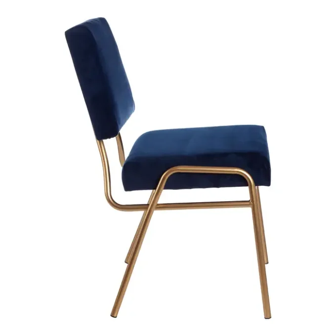 Durham Blue Velvet Chair2
