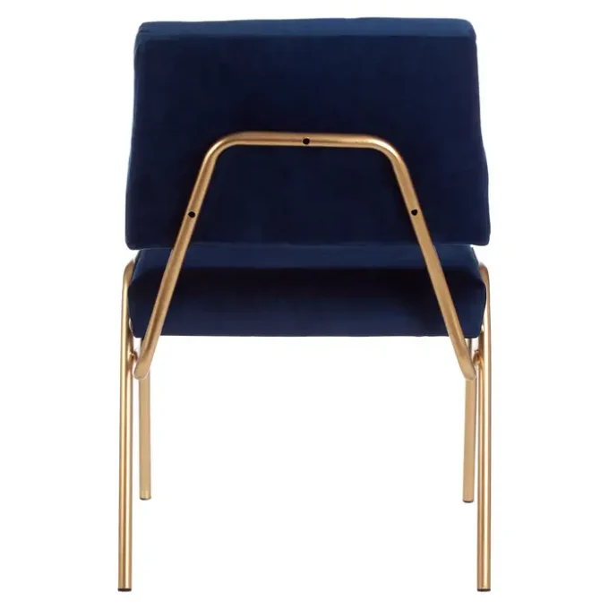 Durham Blue Velvet Chair3
