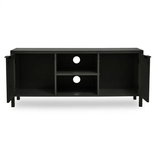 Ermah Black Wood Media Unit1