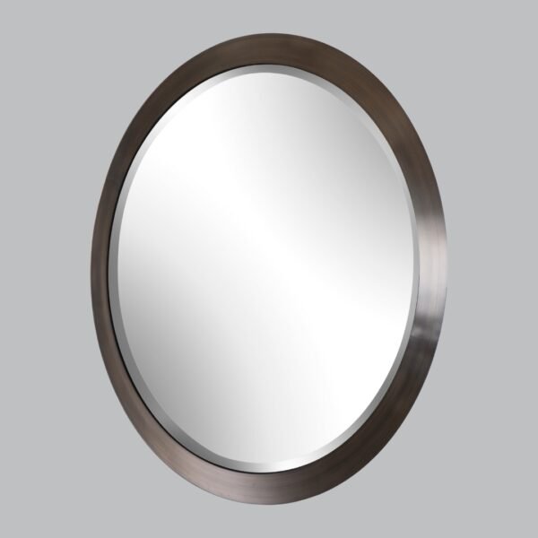 Farringdon Dark Brass Finish Mirror