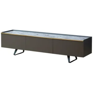 Glenview Grey Marble Top Media Unit