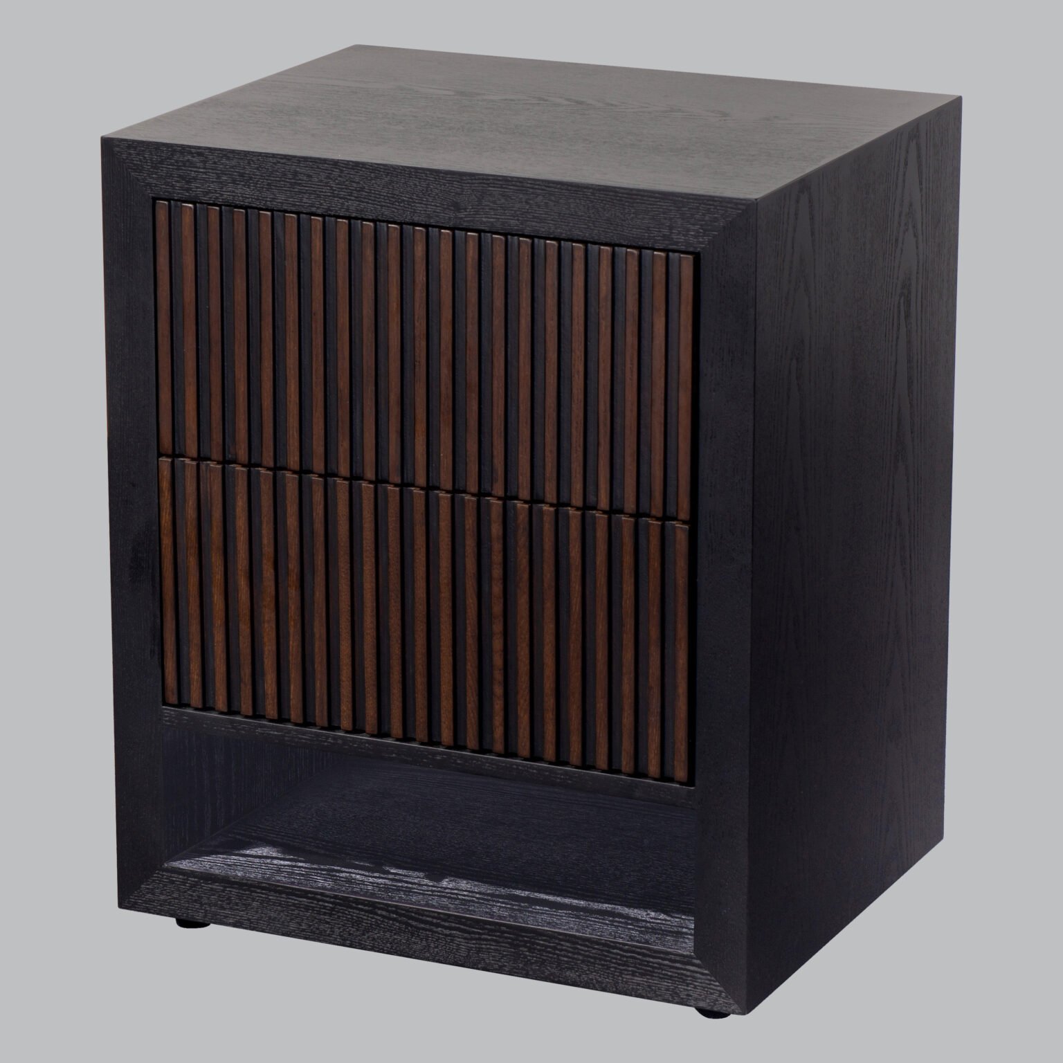 Grove 2 Drawer Chocolate Side Table