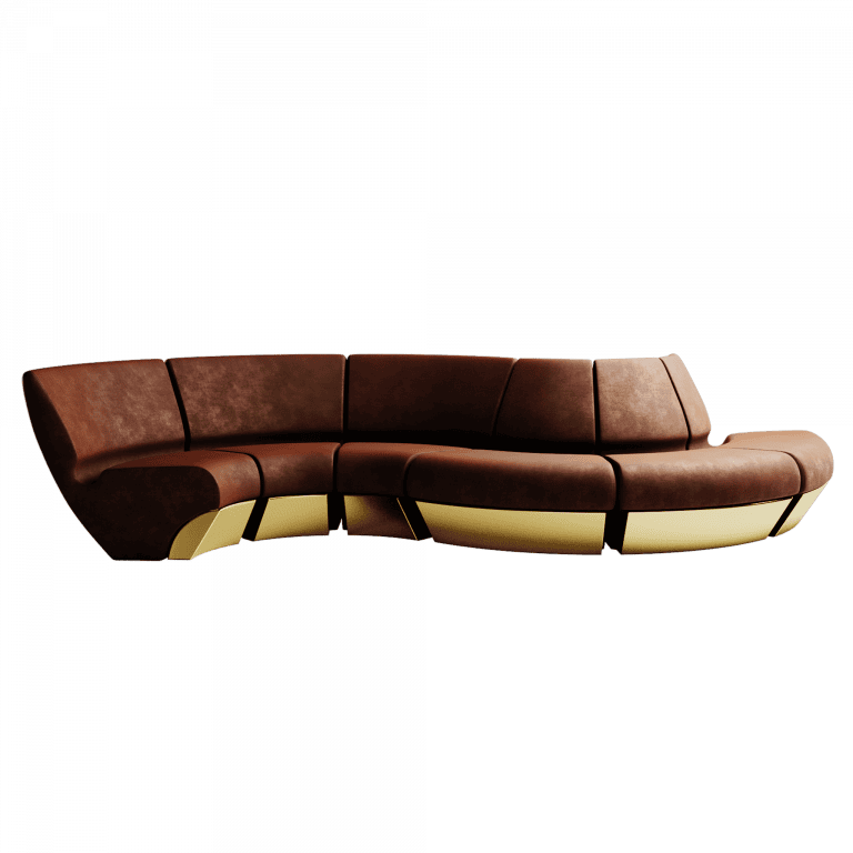 Gyvaté Serpentine Sofa