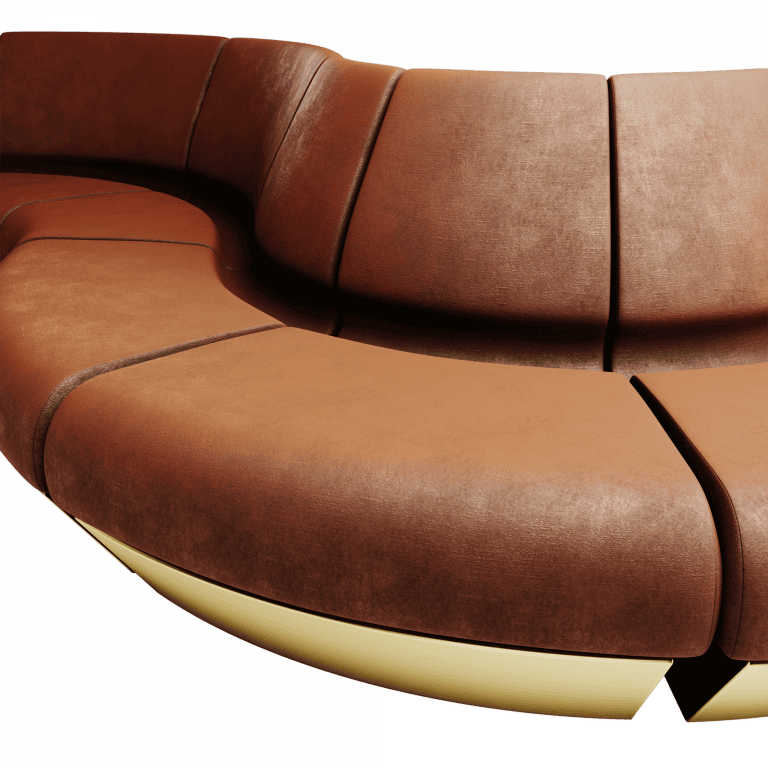 Gyvaté Serpentine Sofa