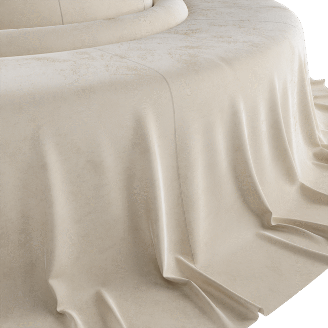 Gyvaté Drapé Round Sofa 1