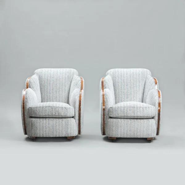 Art Deco Armchairs by Harry & Lou Epstein - Image 7