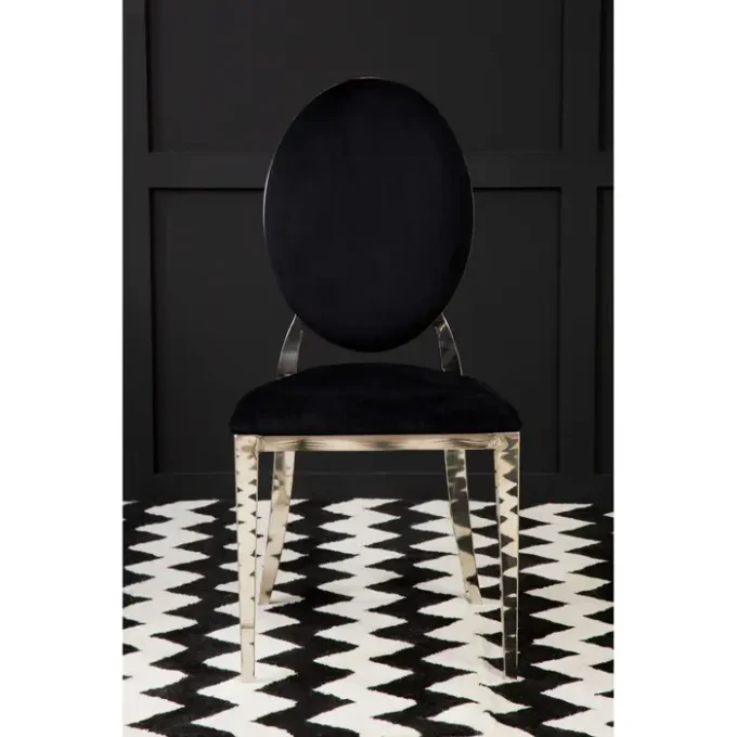 Haven Stackable Silver Finish Dining Chair1