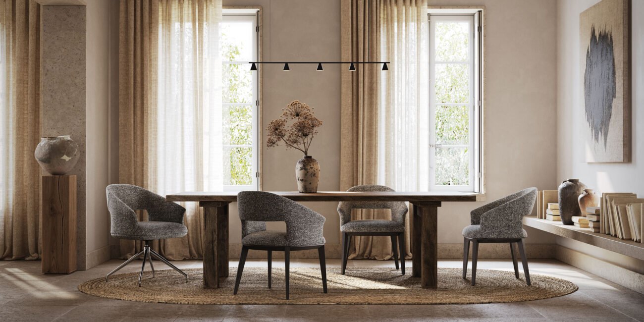 Jermain Chair with Metal Swivel