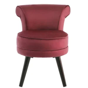 Kids Oriel Wine Velvet Chair