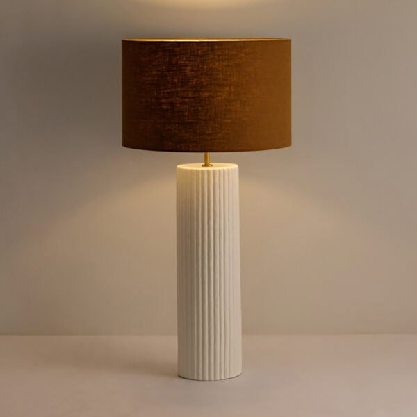 Lamp – Large Ribbed Gesso - Image 4