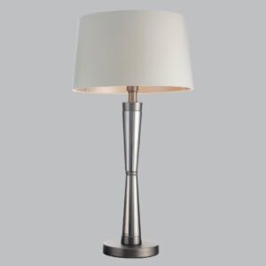 Langley Matt Black Nickel Finish Table Lamp