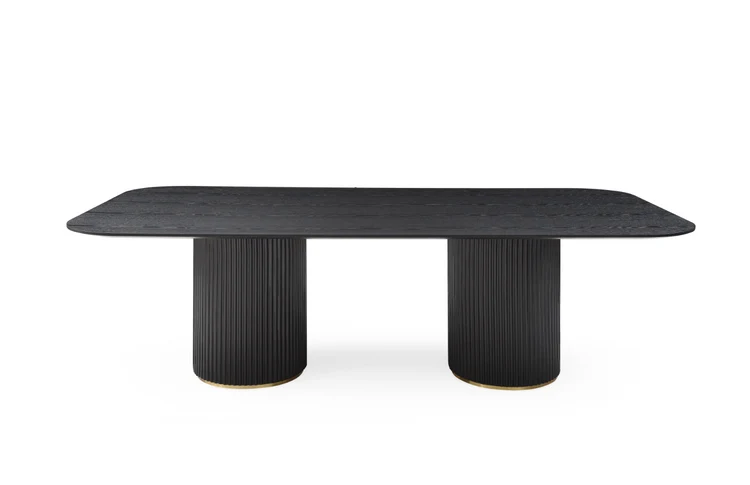 Lantine 240 Dining Table - Black Oak Lantine 240 Dining Table - Black Oak