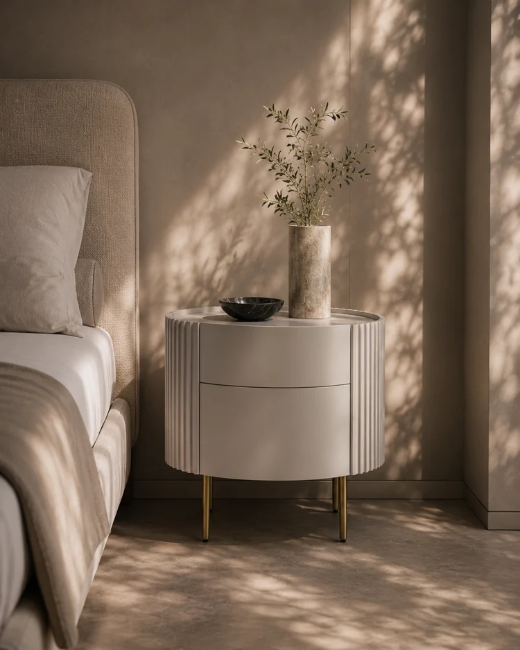 Lantine Bedside - Beige Lantine Bedside - Beige