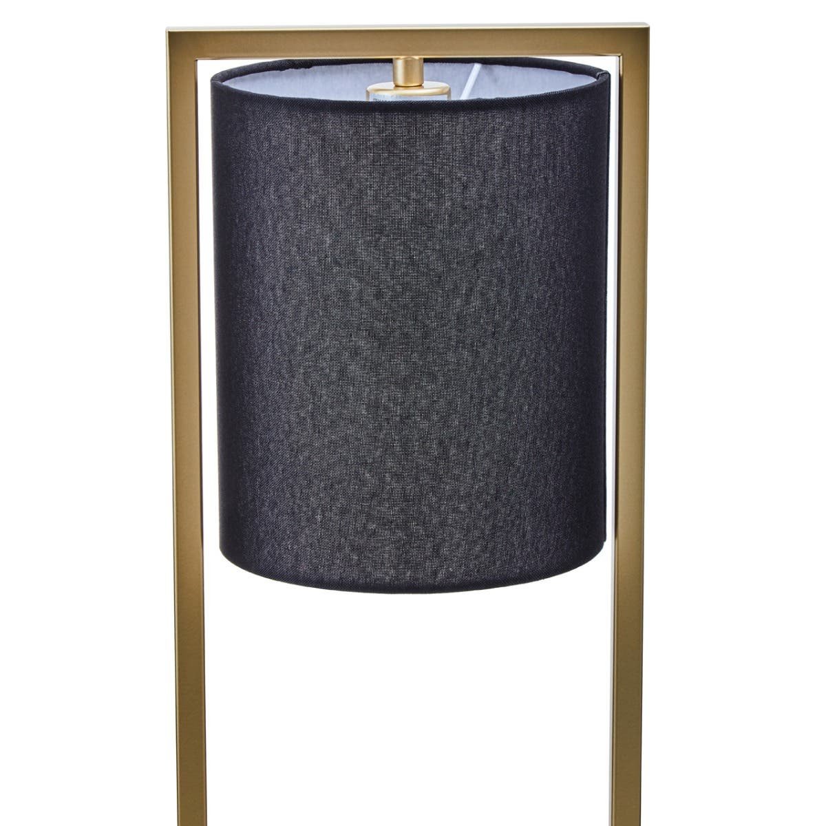 Lavelle Black Shade With Gold Finish Metal Frame Table Lamp Lavelle Black Shade With Gold Finish Metal Frame Table Lamp