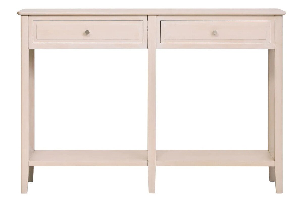 Le Heritage Two Drawer Taupe Wooden Console Table Le Heritage Two Drawer Taupe Wooden Console Table