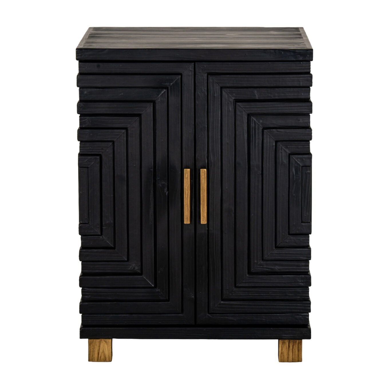 Lennox Black 2 Door Side Cupboard