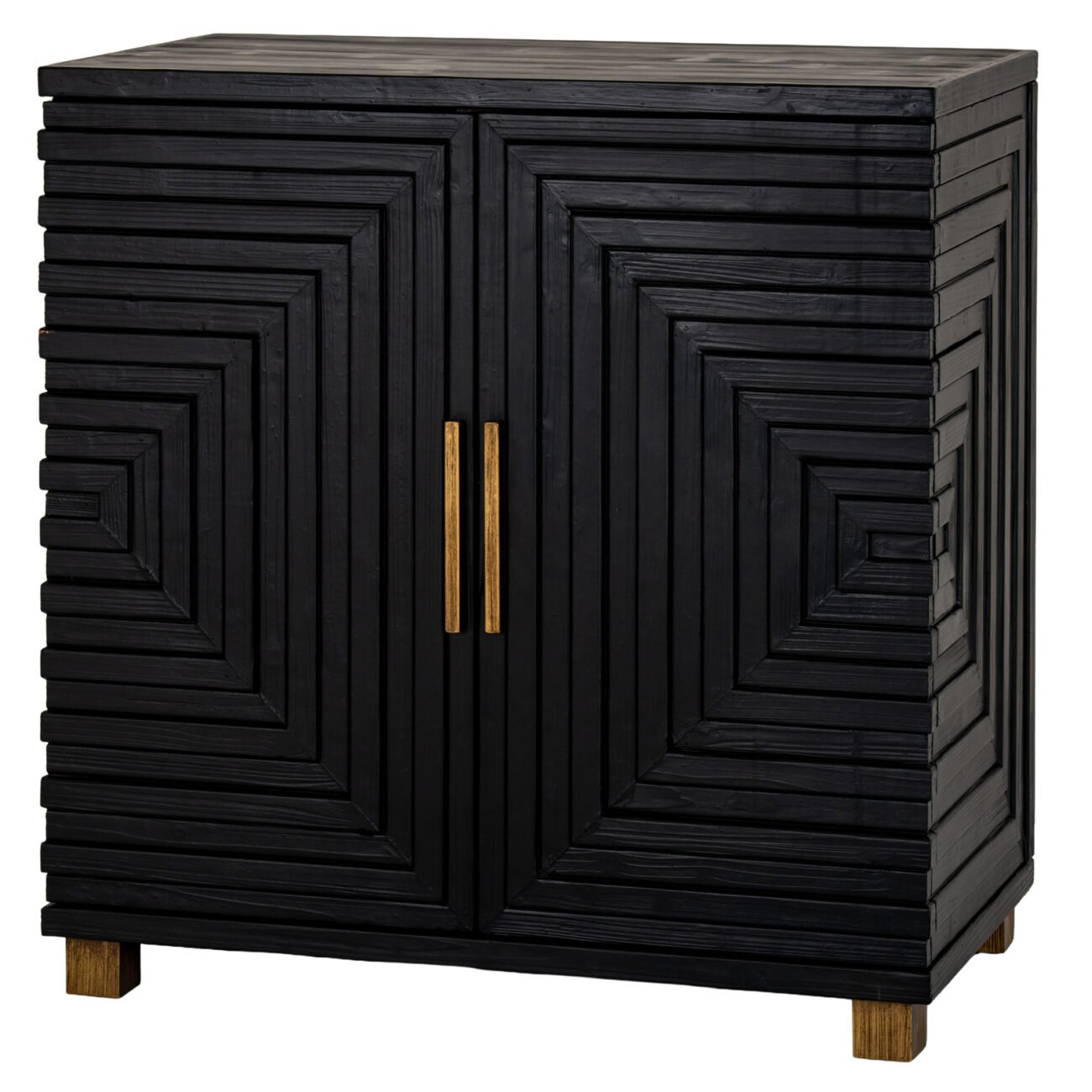 Lennox Black 2 Door Small Sideboard Lennox Black 2 Door Small Sideboard