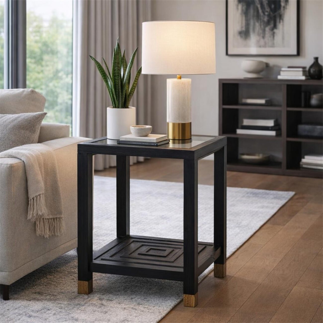 Lennox Black Side Table Lennox Black Side Table