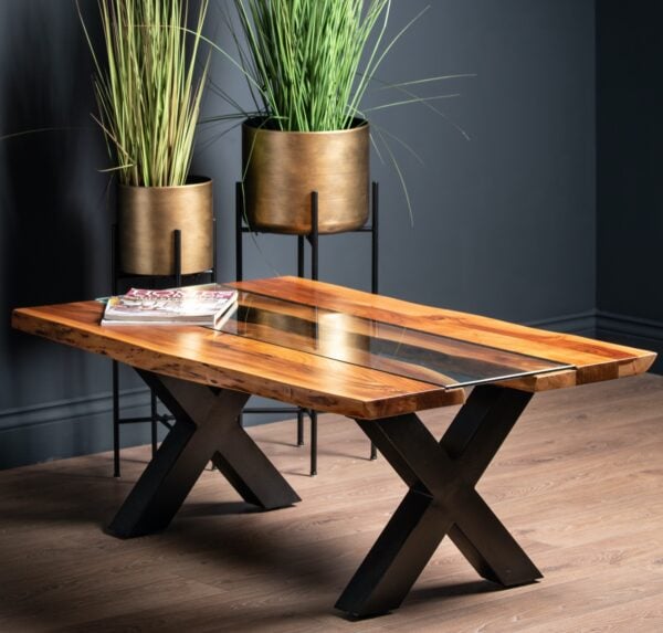 Live Edge Collection River Coffee Table - Image 4