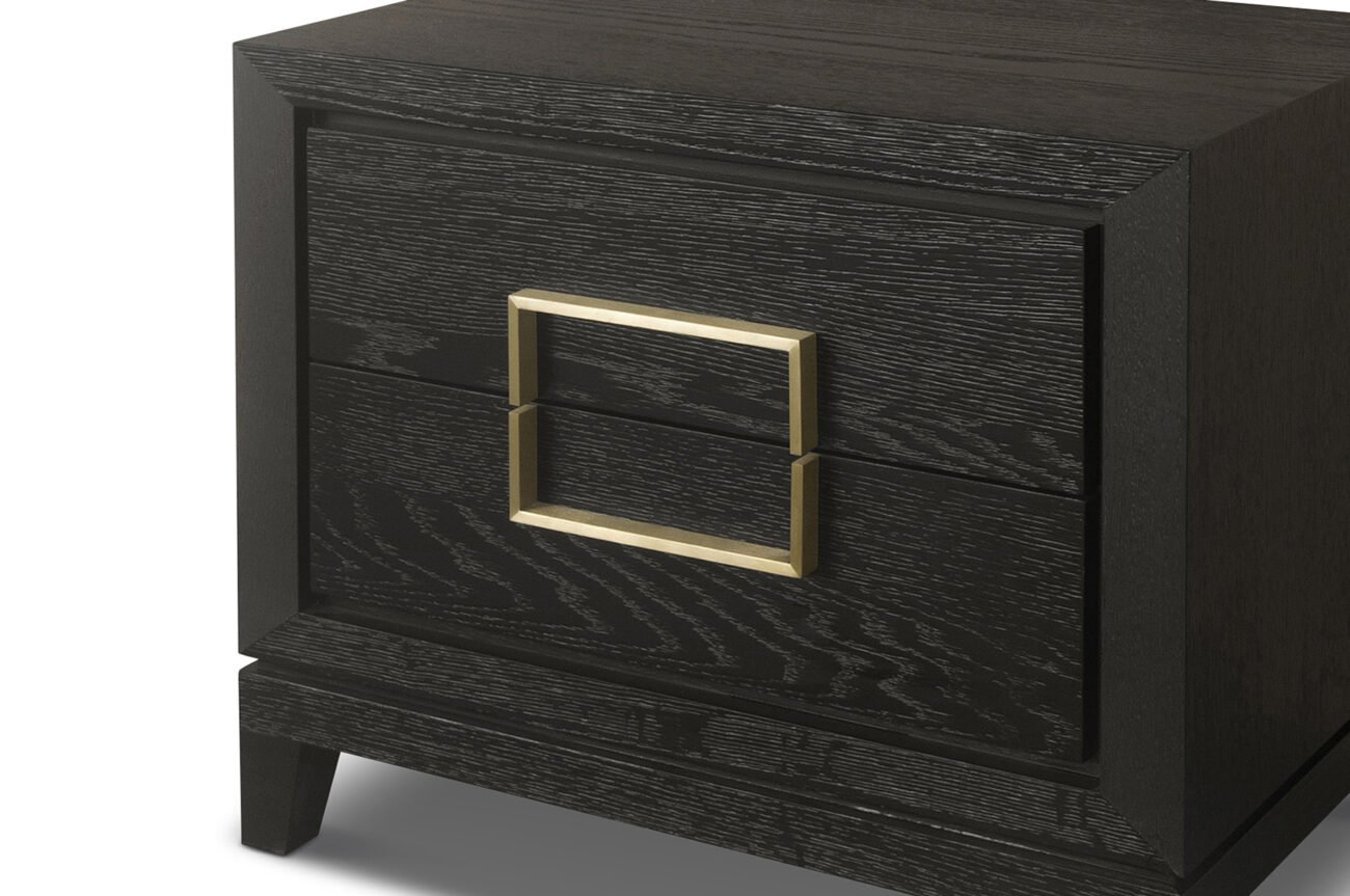 Lucca 2-Drawer Bedside Cabinet