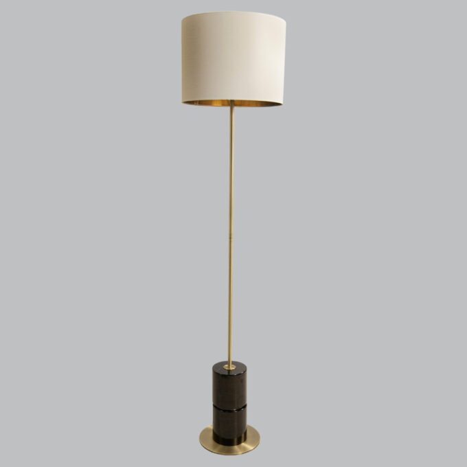 Malachai Black Floor Lamp