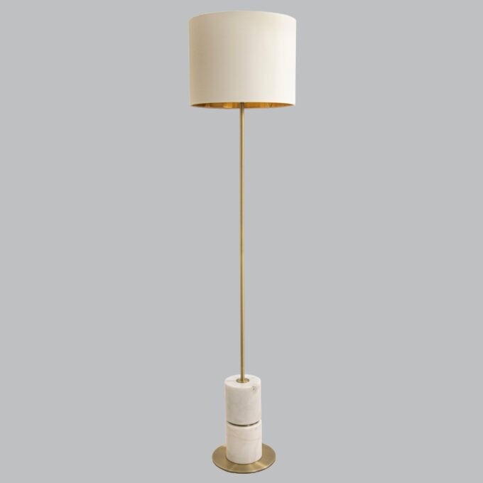 Malachai White Floor Lamp
