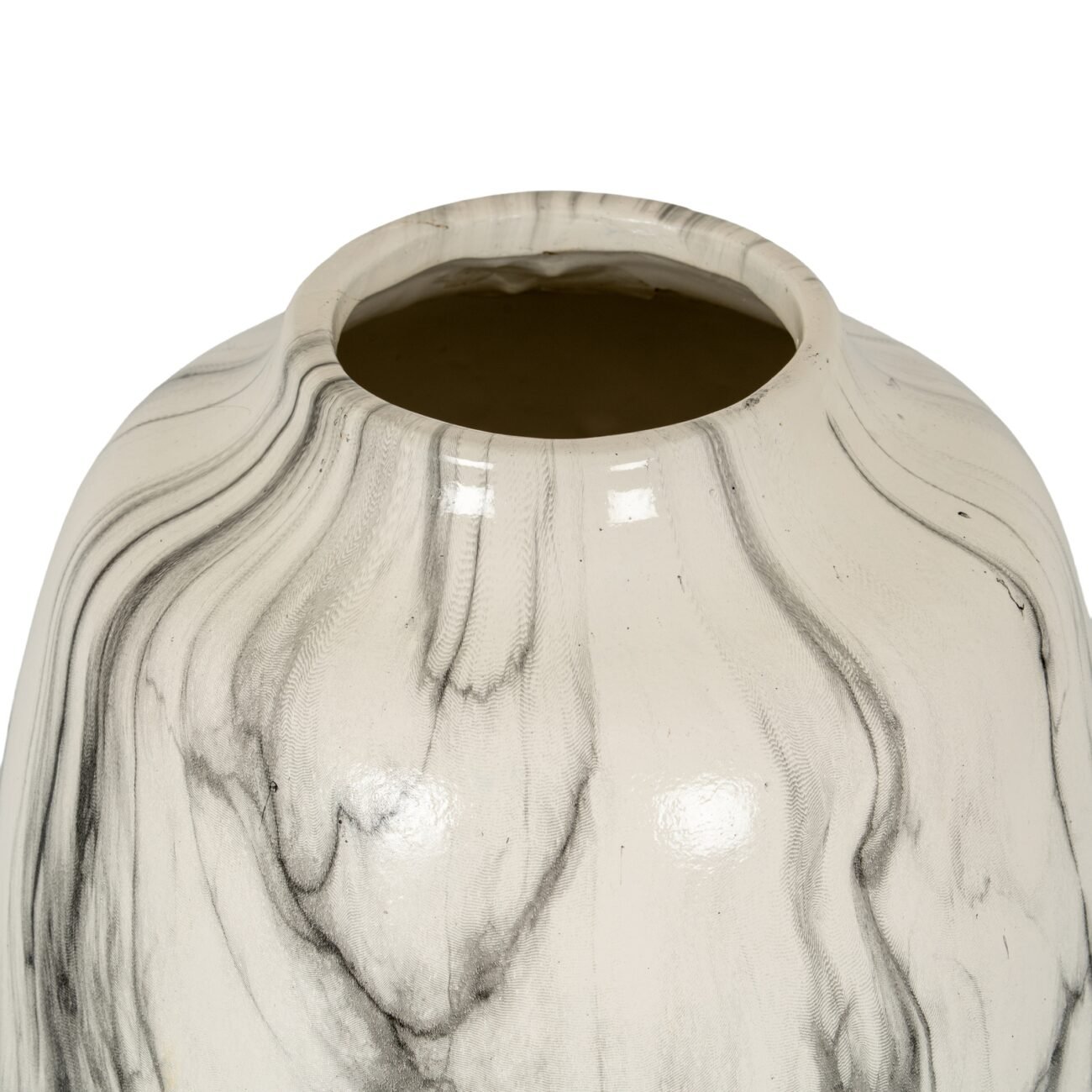 Marble Effect Olpe Vase