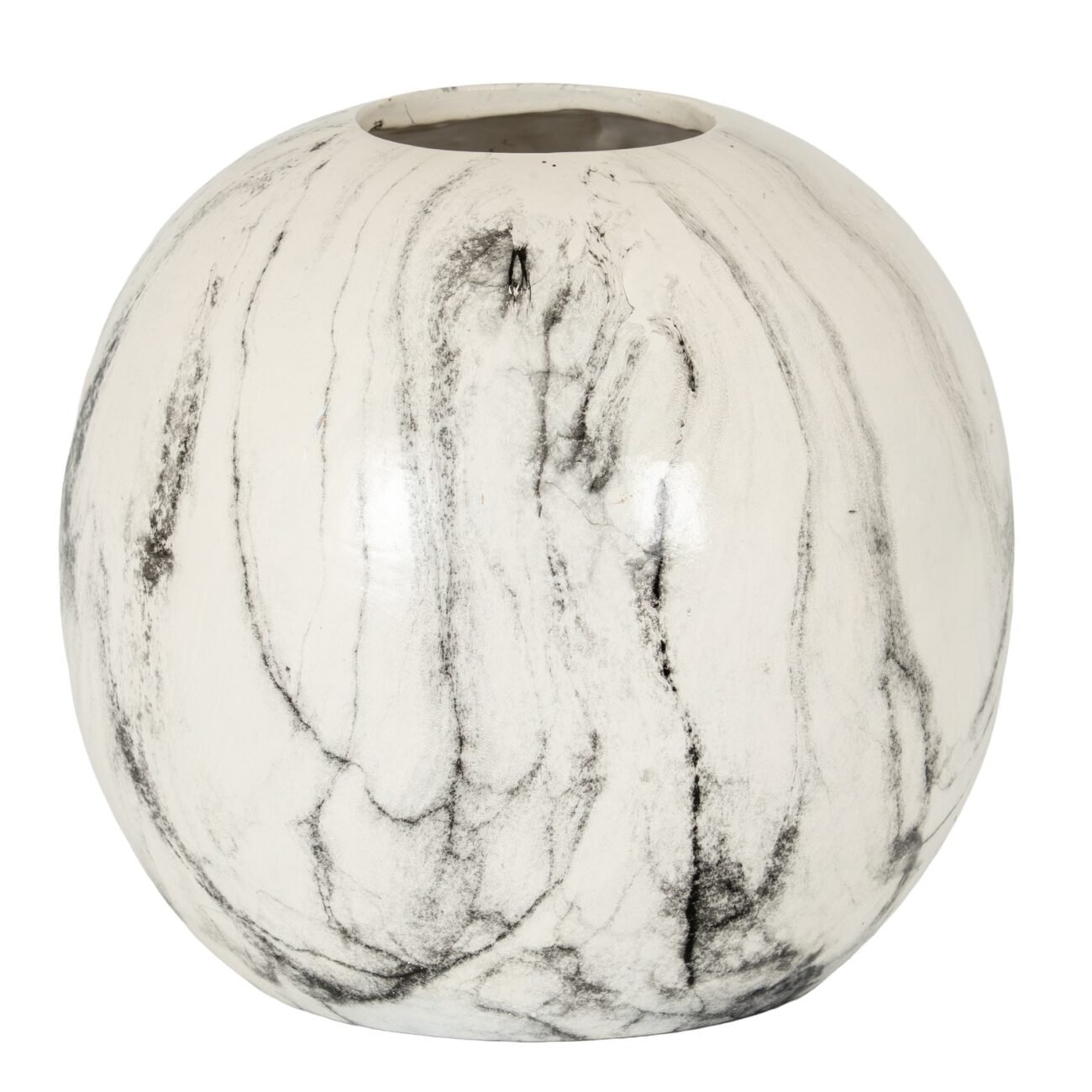 Marble Effect Pudding Vase