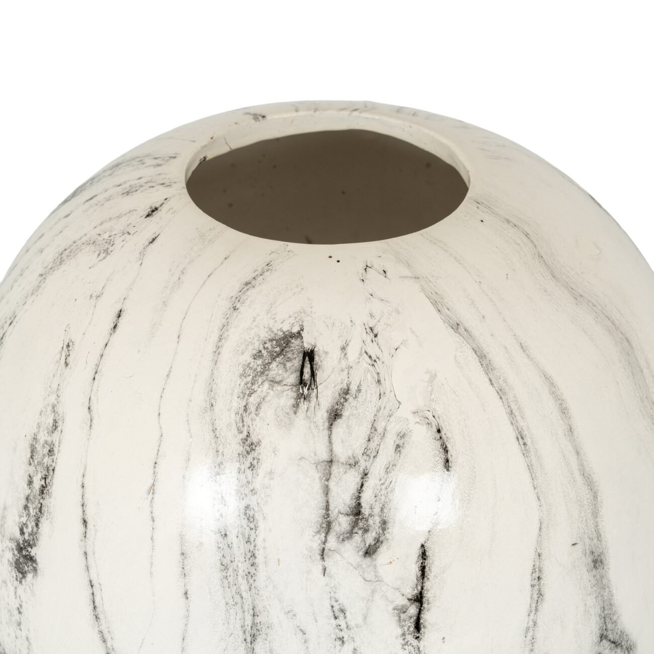 Marble Effect Pudding Vase