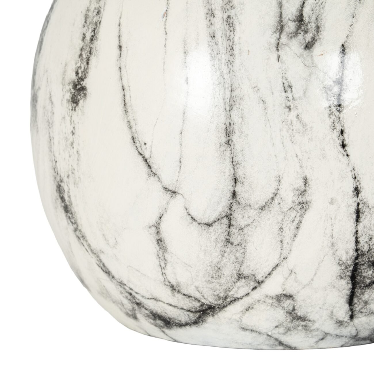 Marble Effect Pudding Vase