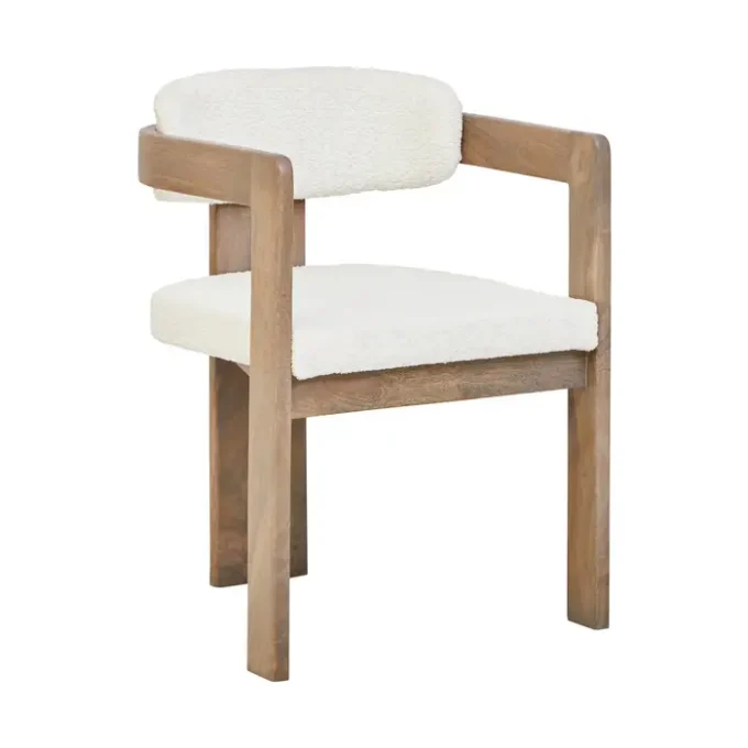 Marcello Grey Mango Wood Chair