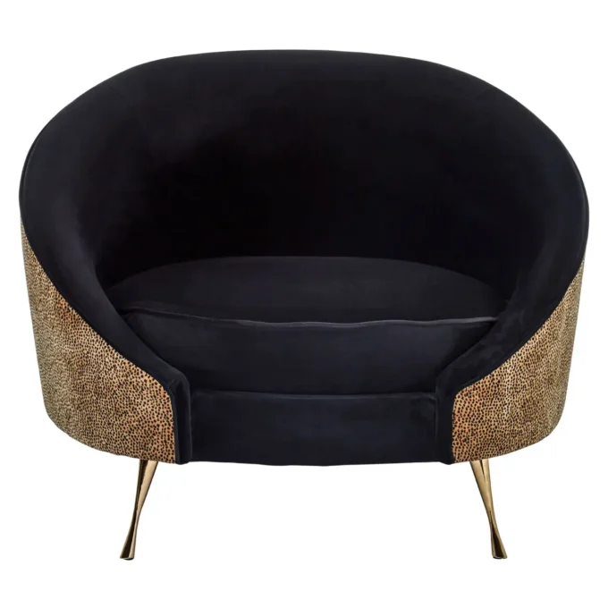 Martson Leopard Print Armchair