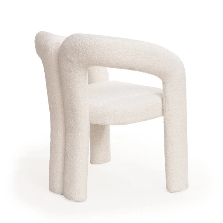 Mavis Dining Chair - Chex Polar Bouclé Mavis Dining Chair - Chex Polar Bouclé