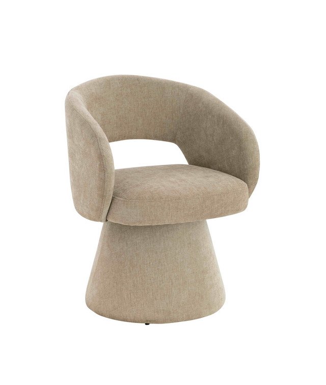 Maxell Stone Fabric Curved Accent Dining Chair Maxell Stone Fabric Curved Accent Dining Chair