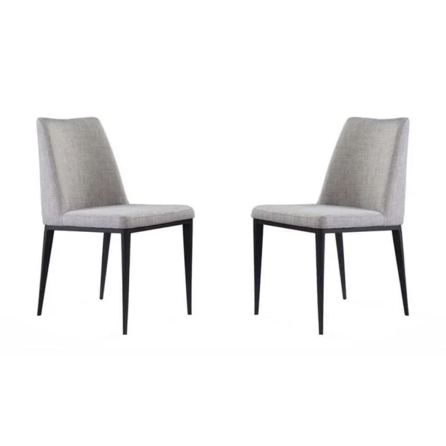 Medici Dining Chair - Set of 2 - Cool Grey
