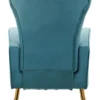 Mediere Green Velvet Accent Chair With Gold Finish Legs2