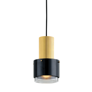 Melrose Pendant Black Brass