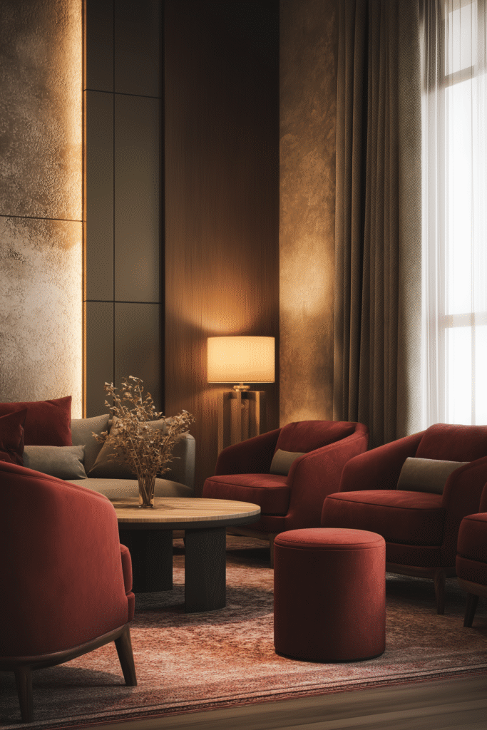 The "Unexpected Red" Theory: Why Designers Are Obsessed with Burgundy Interior Design This Year