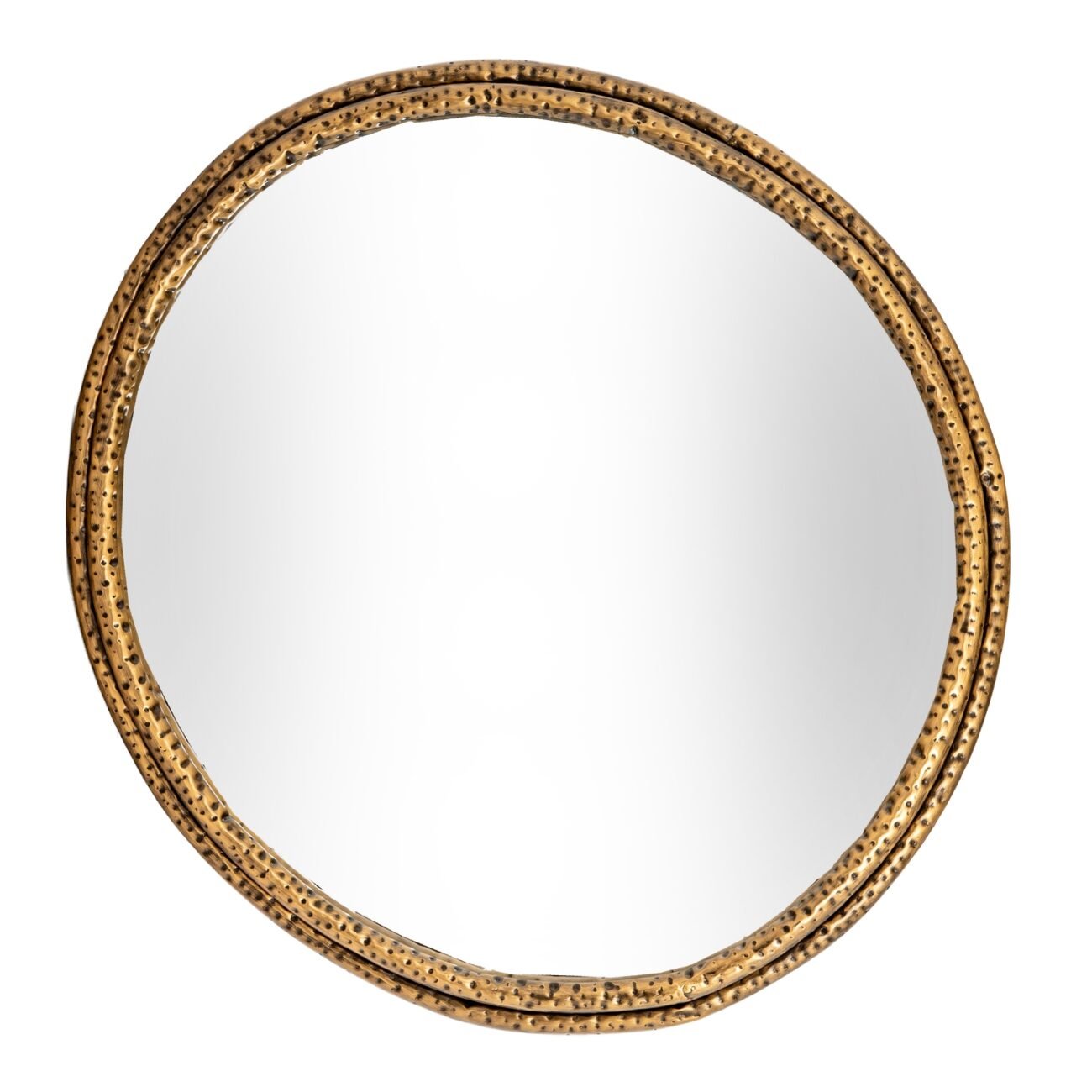 Black Wood Arched Window Mirror