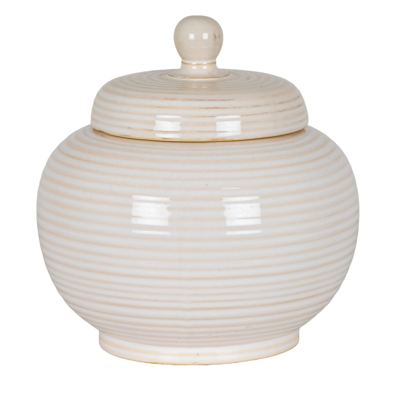 Neva Small Lidded Ceramic Jar Neva Small Lidded Ceramic Jar