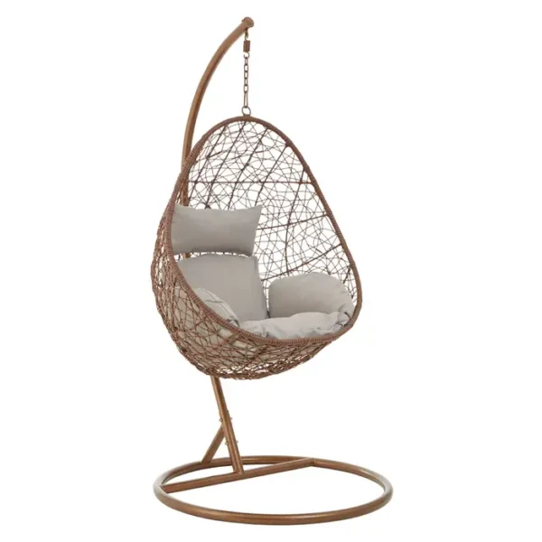 Oatty Brown Rattan Hanging Chair