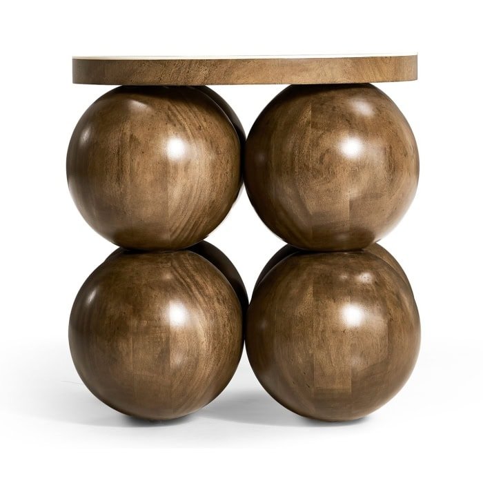 Orb Round Accent Table - Eclectic Niche - Exquisite Furniture & Homeware