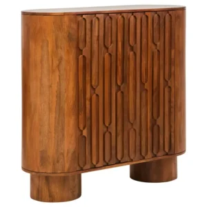 Orcino Two Door Brown Mango Wood Cabinet