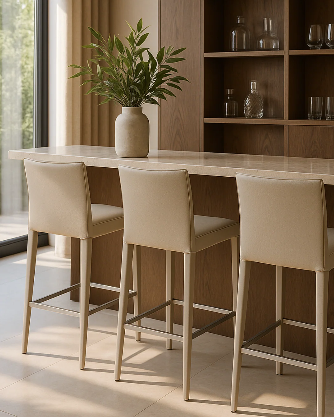 Othello Bar Stool - Concrete Grey Othello Bar Stool - Concrete Grey
