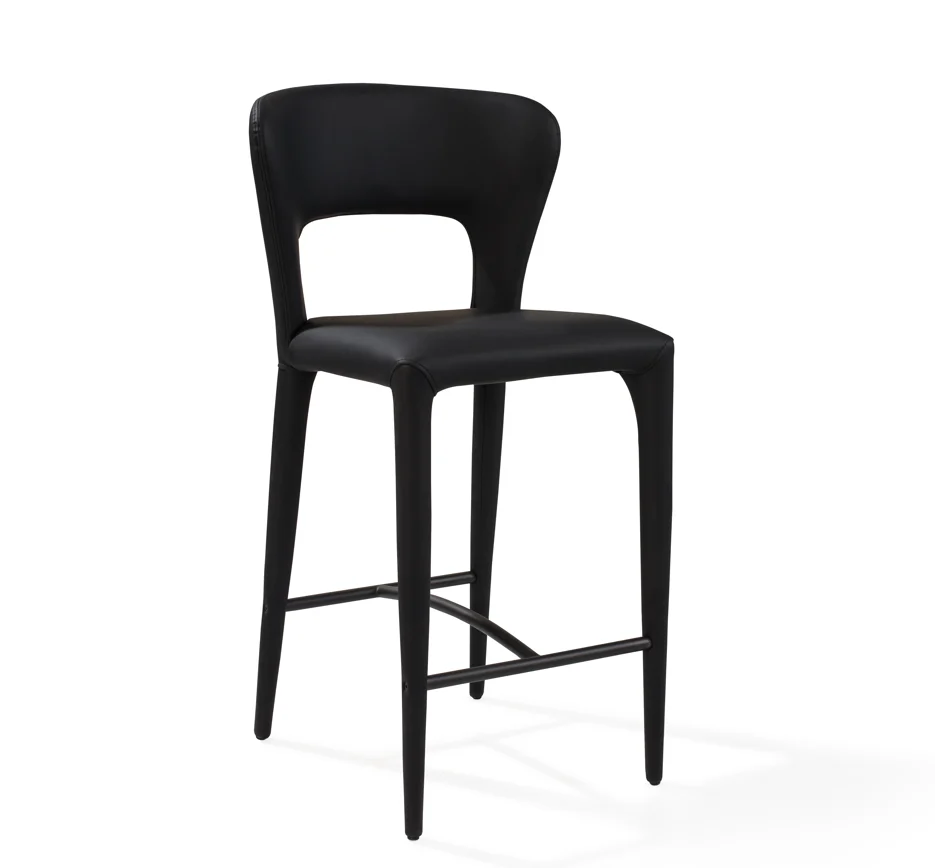 Pari I Bar Stool - Mustang Black Pari I Bar Stool - Mustang Black