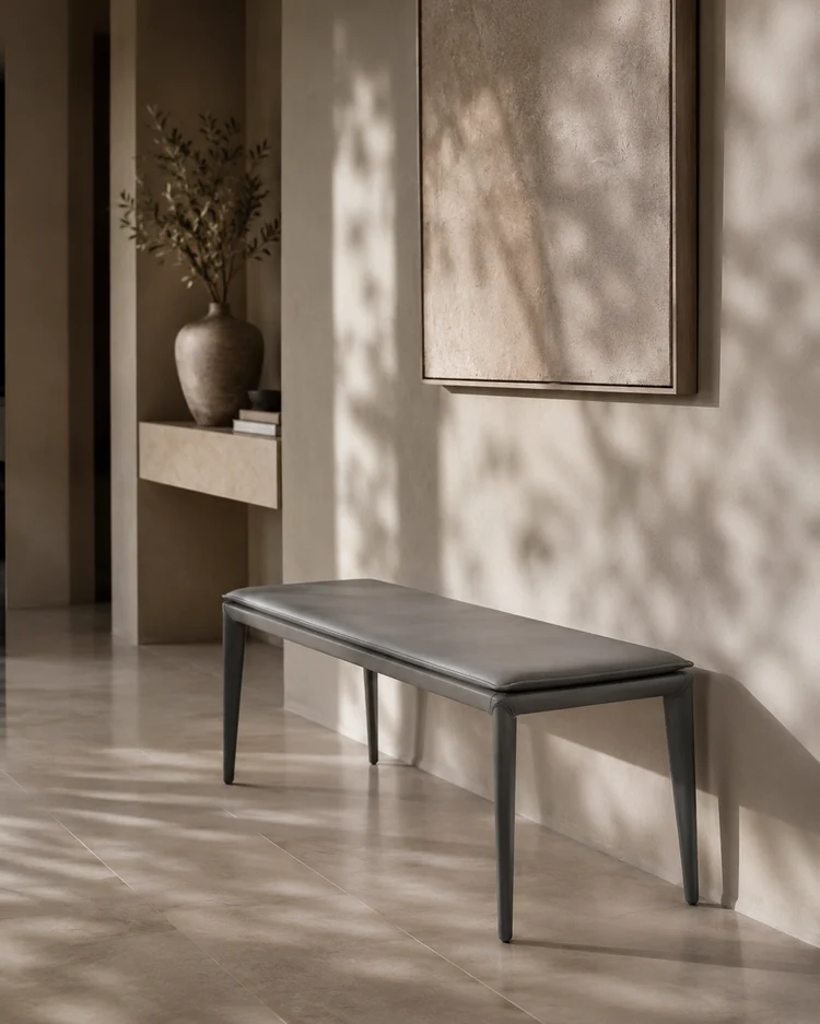 Perabo Bench - Quartz Grey Perabo Bench - Quartz Grey
