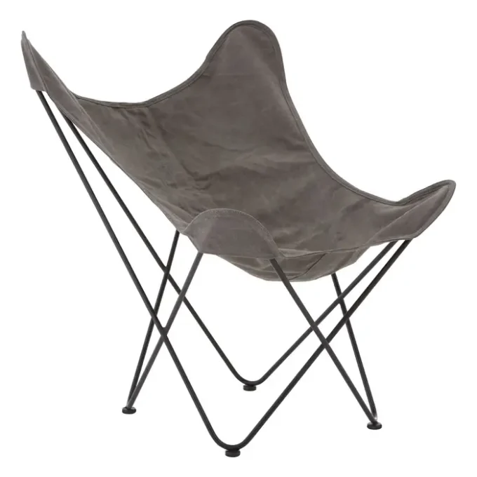Pillon Grey Butterfly Chair1