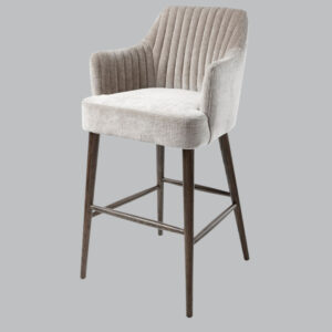 Purley Latte Finish Bar Stool