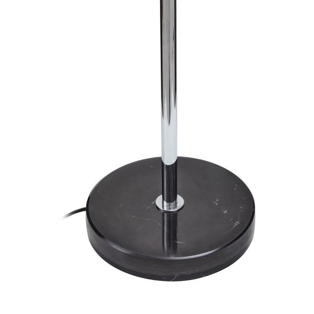 Reverie Two Light Silver and Black Marble Table Lamp Reverie Two Light Silver and Black Marble Table Lamp